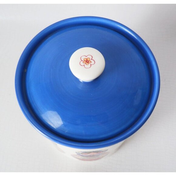 Vintage Ceramic Jar with Lid Cookie Jar Nesting Dolls Polish Jet Ter Steege - Picture 5 of 6